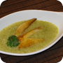 Thumb of Broccoli-Suppe mit glasierten Birnen