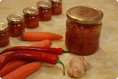 <a href="/recipes/383"><img alt="Titelsschrift" src="/system/rectitles/CAPS_Rüäbli-Ingwer-Chutney.png?1324505100" /></a>